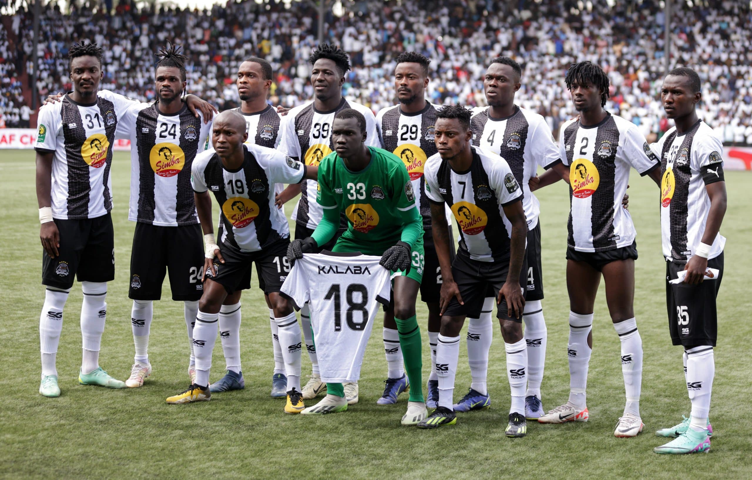 TP Mazembe pay tribute to recovering Kalaba