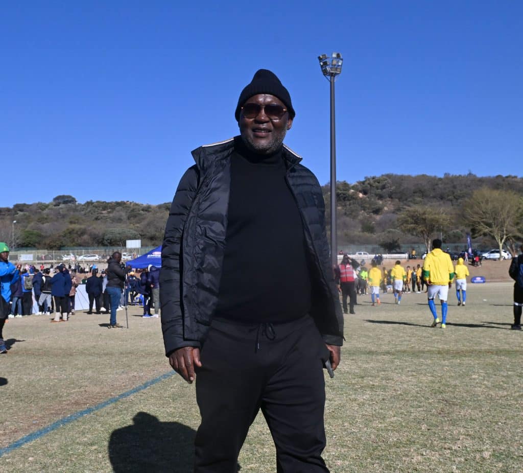Pitso Mosimane at the Engen Knockout tournament