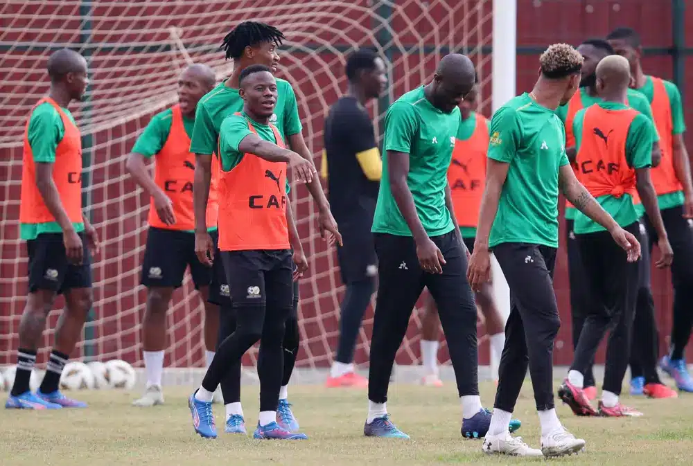 South Africa in training at CHAN